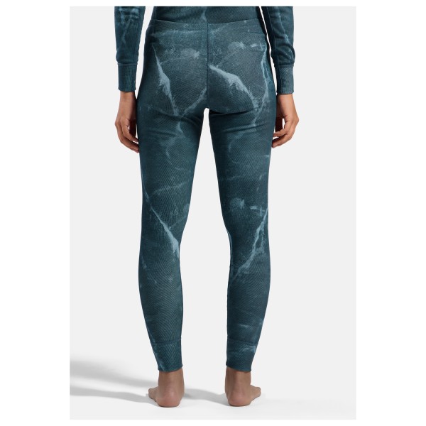 Odlo - Women's Active Warm X Frozen Lake Bl Bottom Long - Ropa interior fibra sintética