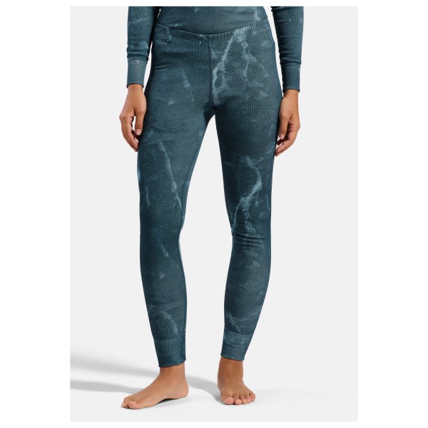 Odlo - Women's Active Warm X Frozen Lake Bl Bottom Long - Synthetisch ondergoed