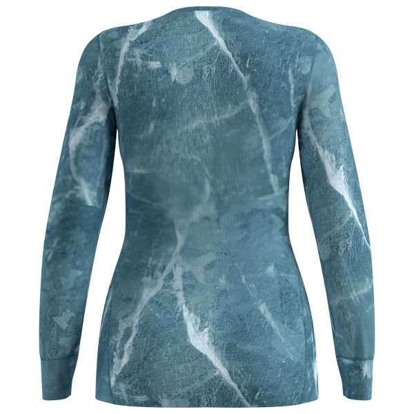 Odlo - Women's Active Warm X Frozen Lake Bl Top L/S - Synthetisch ondergoed