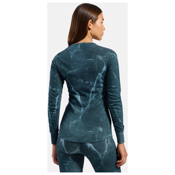 Odlo - Women's Active Warm X Frozen Lake Bl Top L/S - Synthetisch ondergoed