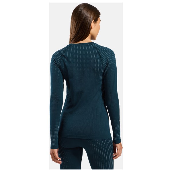 Odlo - Women's Performance Warm Bl Top Crew Neck L/S - Ropa interior fibra sintética