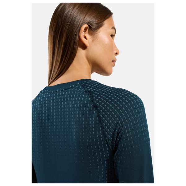 Odlo - Women's Performance Warm Bl Top Crew Neck L/S - Ropa interior fibra sintética
