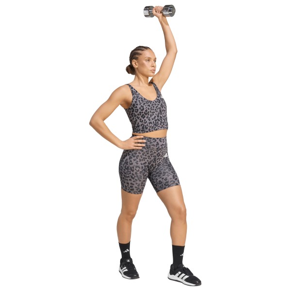 adidas - Women's Workout Essentials Leopard Print Tank - Sportbeha
