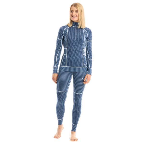 Kari Traa - Women's Smekker Half-Zip - Merinowollen ondergoed