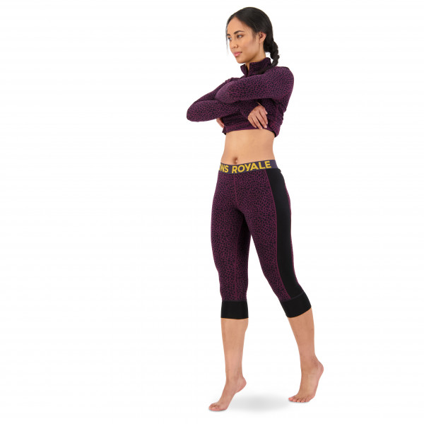 Mons Royale - Women's Cascade Merino Flex 200 3/4 Legging - Merinowollen ondergoed