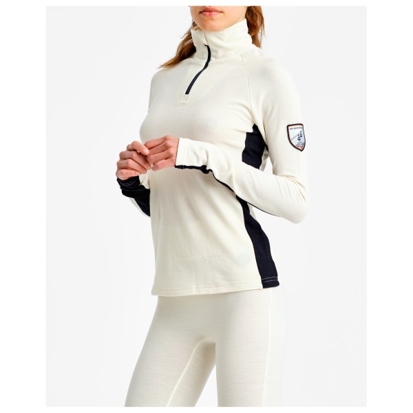 We Norwegians - Women's Voss ZipUp - Ropa interior merino