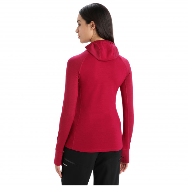 Icebreaker - Women's Zoneknit Insulated L/S Hoodie - Merinowollen ondergoed