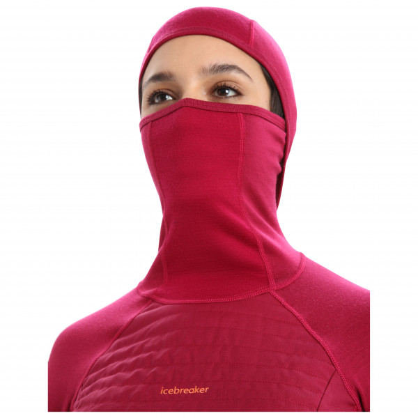 Icebreaker - Women's Zoneknit Insulated L/S Hoodie - Merinowollen ondergoed