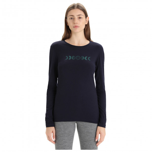 Icebreaker - Women's 200 Oasis L/S Crewe Moon Phase - Merino base layer