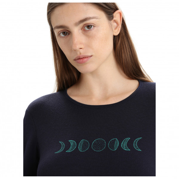 Icebreaker - Women's 200 Oasis L/S Crewe Moon Phase - Merino base layer