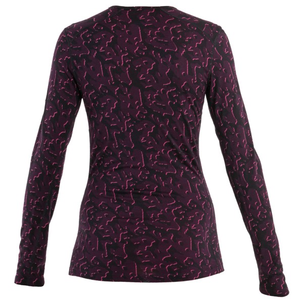 Icebreaker - Women's 200 Oasis L/S Crewe Macro Camo - Intimo lana merinos