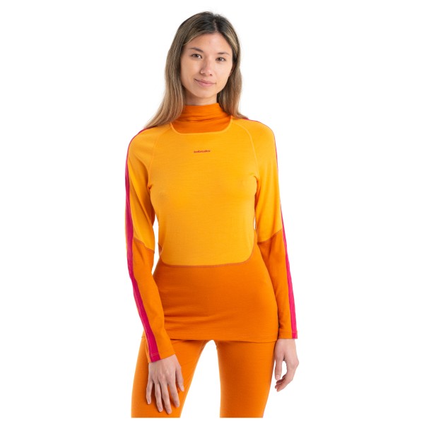 Icebreaker - Women's 200 Oasis Sonebula L/S High Neck - Merinowollen ondergoed
