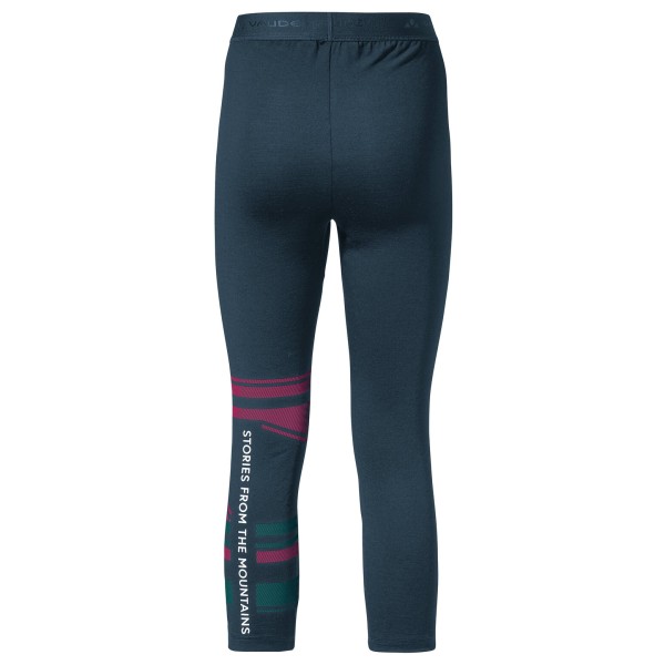 Vaude - Women's Monviso Wool 3/4 Tights - Merinowollen ondergoed