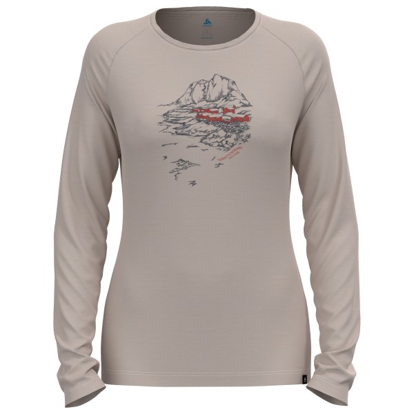 T-shirt Manches Longues Merino Odlo - Sous-vêtement Thermique Homme - Laine Mérinos 100%