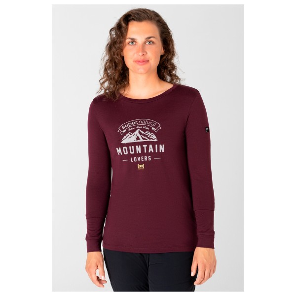super.natural - Women's Mountain Love L/S - Merino undertøj