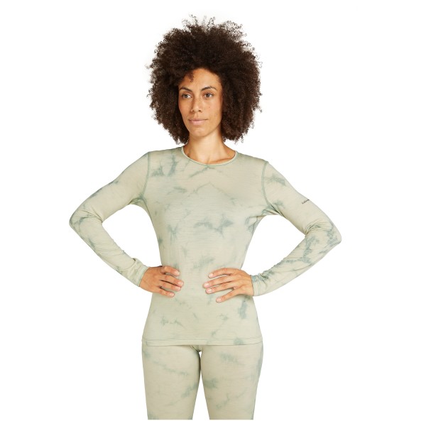 Icebreaker - Women's 200 Oasis L/S Crewe Cloud Dye - Ropa interior merino