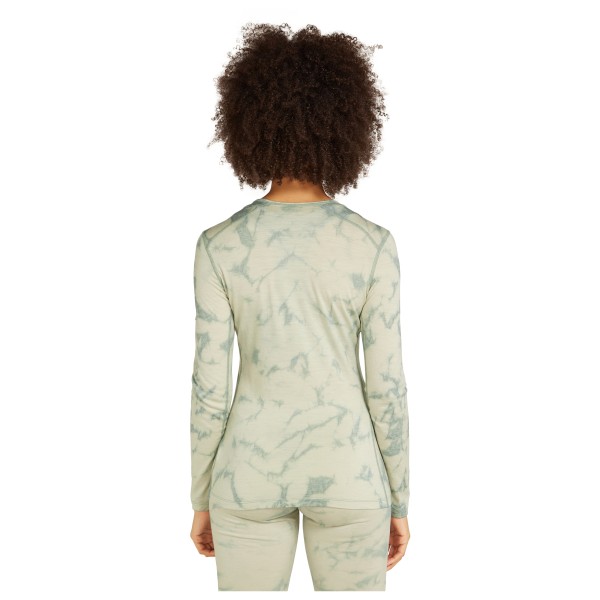 Icebreaker - Women's 200 Oasis L/S Crewe Cloud Dye - Ropa interior merino