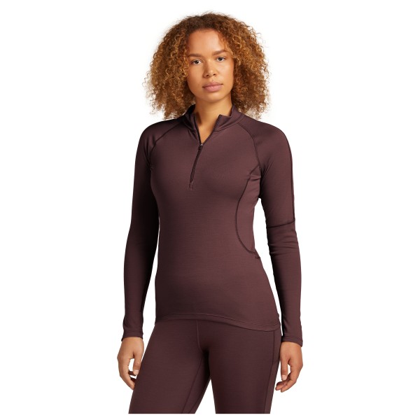 Icebreaker - Women's 300 MerinoFine Polar L/S Half Zip - Merinowollen ondergoed