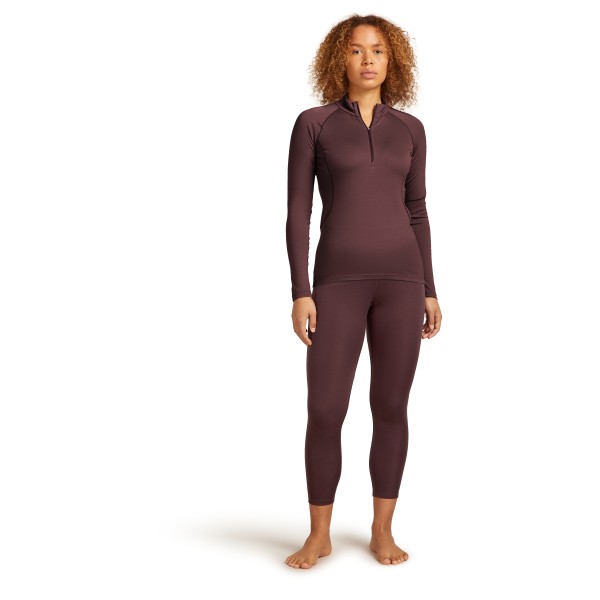Icebreaker - Women's 300 MerinoFine Polar L/S Half Zip - Merinowollen ondergoed