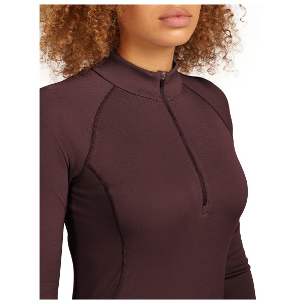 Icebreaker - Women's 300 MerinoFine Polar L/S Half Zip - Merinowollen ondergoed