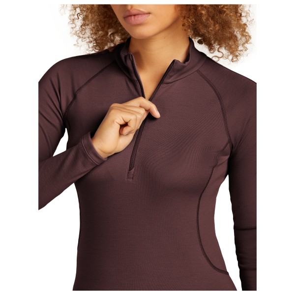 Icebreaker - Women's 300 MerinoFine Polar L/S Half Zip - Merinowollen ondergoed