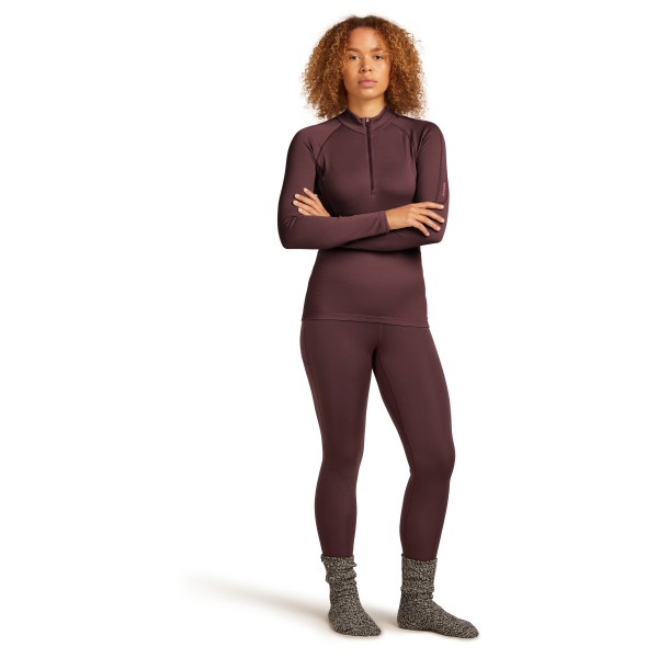 Icebreaker - Women's 300 MerinoFine Polar L/S Half Zip - Merinowollen ondergoed