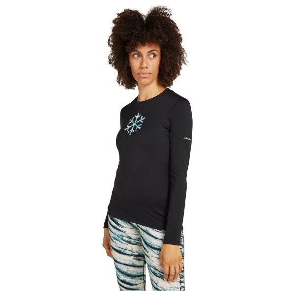 Icebreaker - Women's Merino 200 Oasis L/S Crewe POW - Ropa interior merino