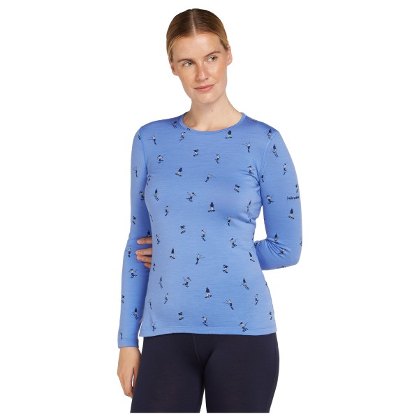 Icebreaker - Women's Merino 200 Oasis L/S Crewe Ski Day - Merinowollen ondergoed