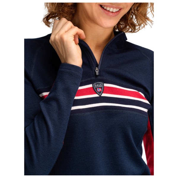 Dale of Norway - Women's Aksla Baselayer Half Zip - Merinowollen ondergoed