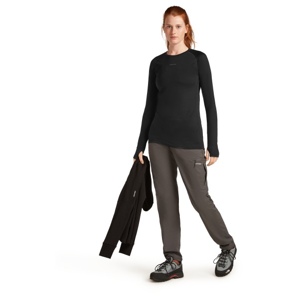 Icebreaker - Women's Merino 125 Zoneknit L/S Crewe - Merinowollen ondergoed