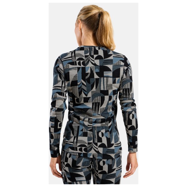 Odlo - Women's BL Top Crew Neck L/S Merino Heritage - Merinowollen ondergoed