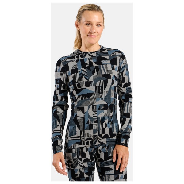 Odlo - Women's BL Top Crew Neck L/S Merino Heritage - Merinowollen ondergoed
