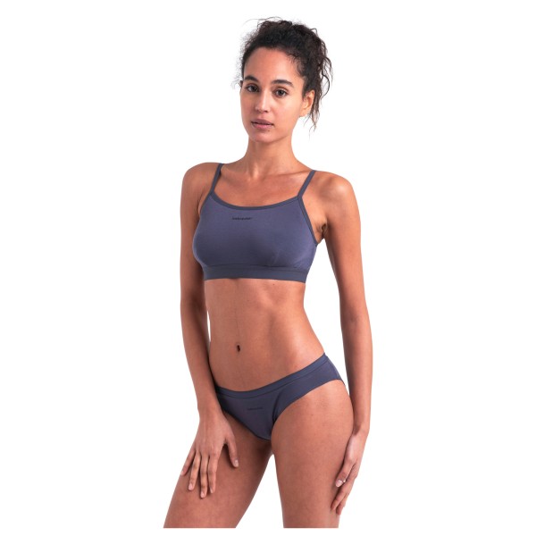 Icebreaker - Women's Merinoino Core Bra Graphite - Merino undertøj