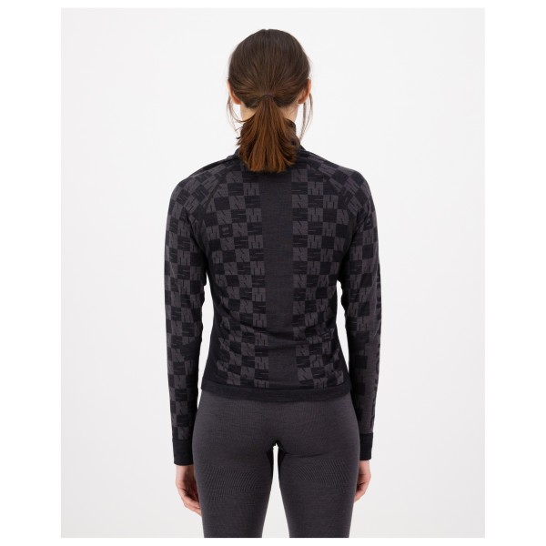Mons Royale - Women's Ascender Merino Seamless Mock Neck L/S - Merinowollen ondergoed