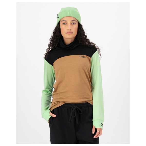 Mons Royale - Women's Yotei Merino High Neck L/S - Merinowollen ondergoed