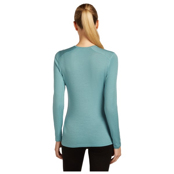 Icebreaker - Women's Merino 200 Oasis L/S Crewe Rainer Ridge - Merinowollen ondergoed