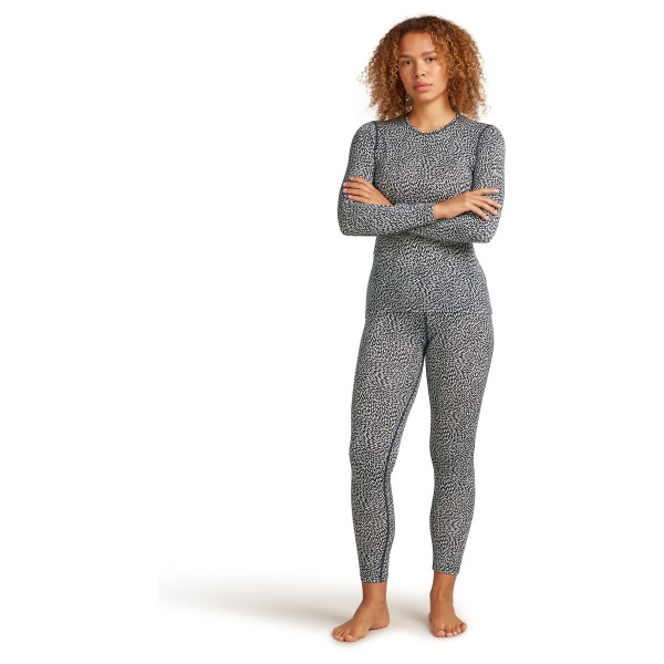 Icebreaker - Women's Merino 200 Oasis Leggings Flock Forms - Merinowollen ondergoed