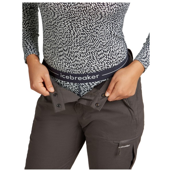 Icebreaker - Women's Merino 200 Oasis Leggings Flock Forms - Merinowollen ondergoed