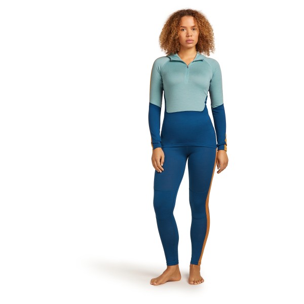 Icebreaker - Women's Merino 200 Oasis+ L/S Half Zip Hoodie - Merinowollen ondergoed
