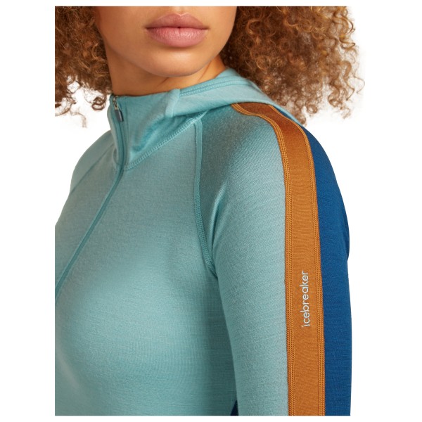 Icebreaker - Women's Merino 200 Oasis+ L/S Half Zip Hoodie - Merinowollen ondergoed