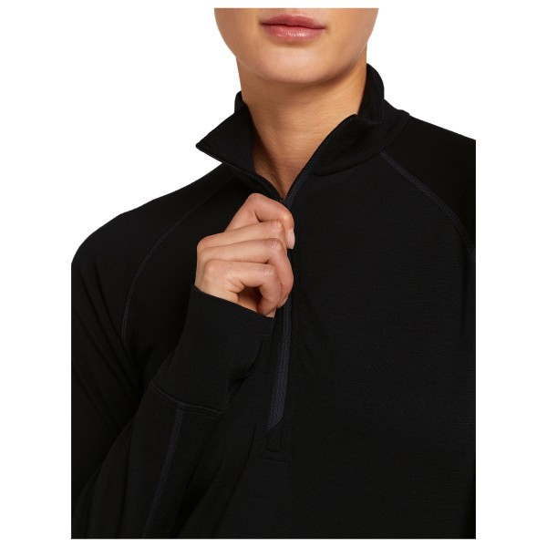 Icebreaker - Women's Merino 200 Zoneknit L/S Half Zip - Merinowollen ondergoed