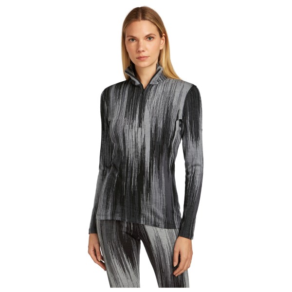 Icebreaker - Women's Merino 260 Tech Vertex L/S Half Zip AOP - Merinowollen ondergoed