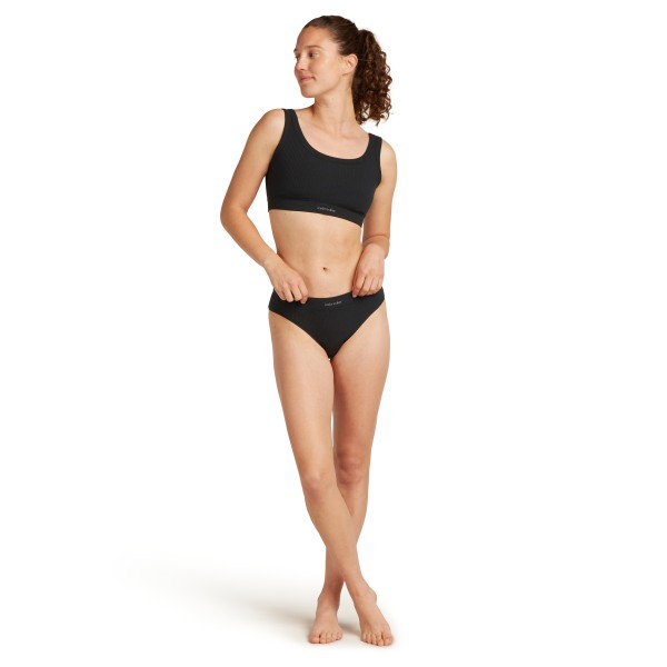 Icebreaker - Women's Merino Blend Rib Lotus Hipster - Merinowollen ondergoed