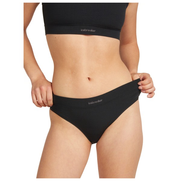 Icebreaker - Women's Merino Blend Rib Lotus Hipster - Merinowollen ondergoed