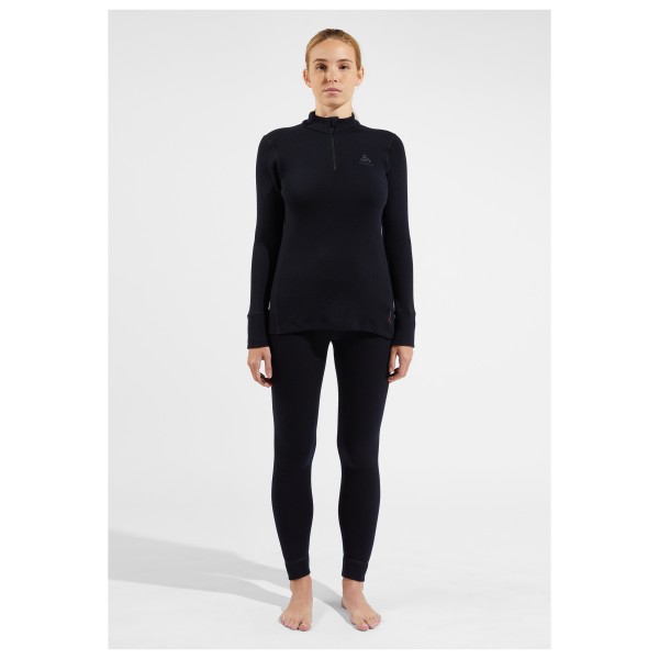 Odlo - Women's Merino 260 Bl Top Turtle Neck L/S Half Zip - Ropa interior merino