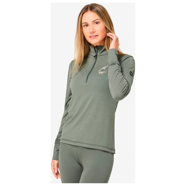 super.natural - Women's Tundra175 Zip 1/4 Bunny - Ropa interior merino