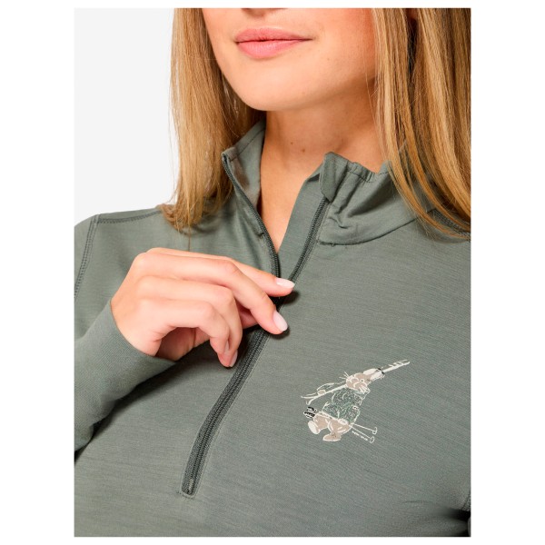 super.natural - Women's Tundra175 Zip 1/4 Bunny - Ropa interior merino