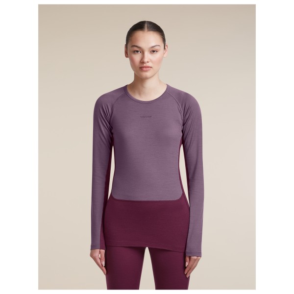Icebreaker - Women's Merino 200 Zoneknit L/S Crewe - Ropa interior merino