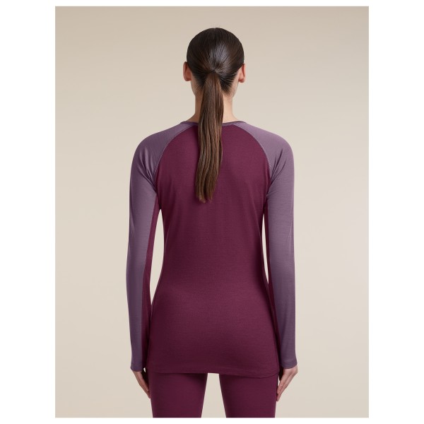 Icebreaker - Women's Merino 200 Zoneknit L/S Crewe - Ropa interior merino