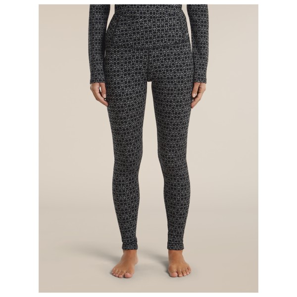 Icebreaker - Women's Merino 260 Oasis Leggings Alpine Geo - Merinowollen ondergoed